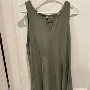 Mudd army green knee length dress